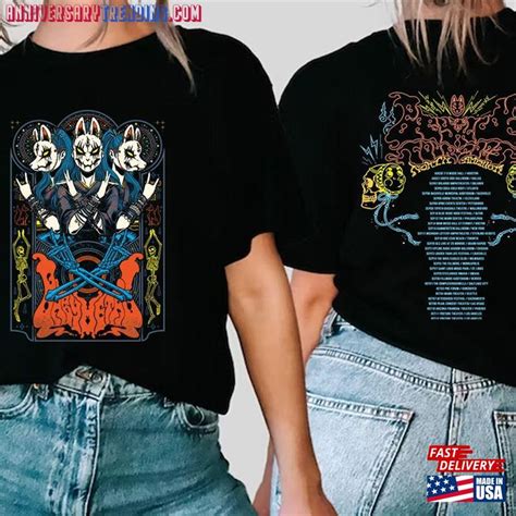 Babymetal Us Tour 2023 Shirt T Shirt Graphic Tee 2 Side Classic