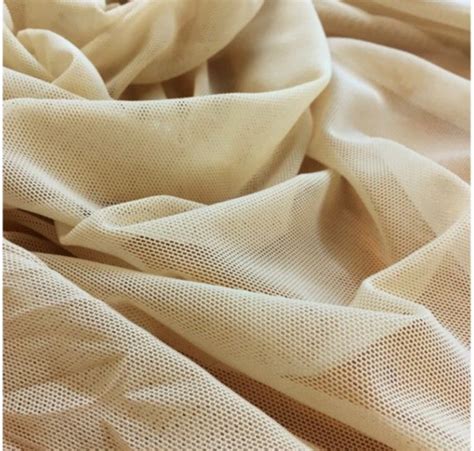 Nude Stretch Power Mesh Fabric By The Yard Nude Power Mesh Etsy