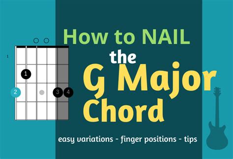 G Major Chord Made Easy Ways To Play G On Guitar Your Guitar Brain