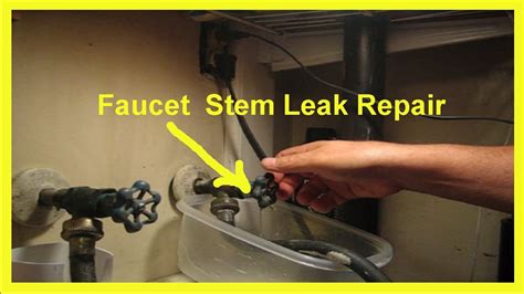 Faucet Stem Leak Repair A Diy Project Youtube