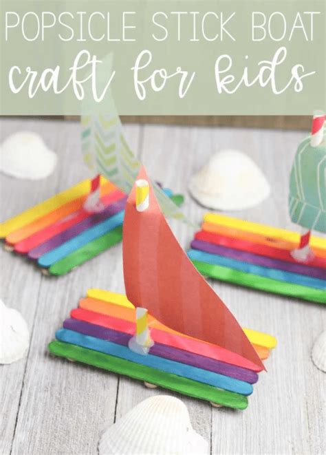 21 Popsicle Stick Boat Craft Ideas For Kids