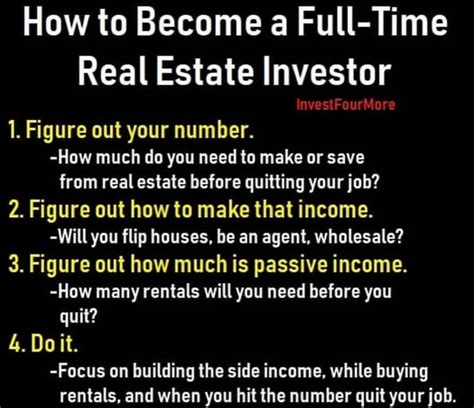 How To Become A Full Time Real Estate Investor Hanover Mortgages