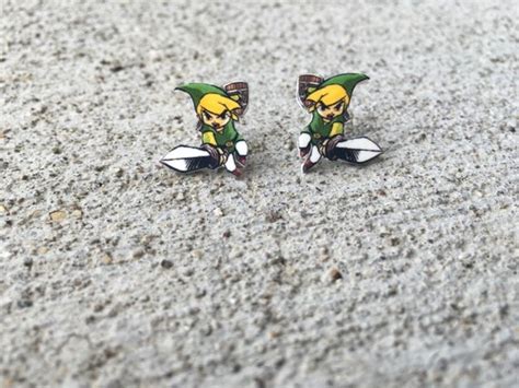 Link From The Legend Of Zelda Earrings By Themoccasinedfox On Etsy