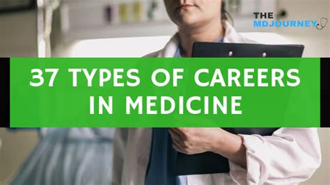 37 Types Of Careers In Medicine Themdjourney