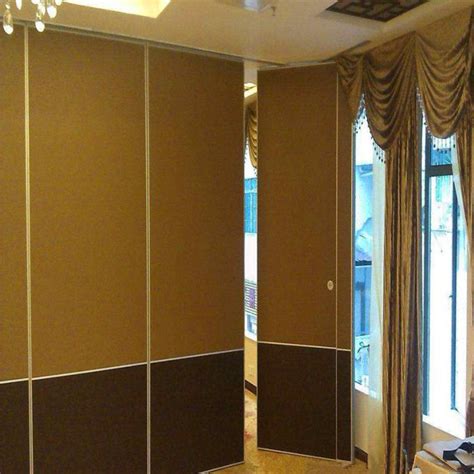 Melamine Finish Operable Office Partition Wall Sliding Folding Partitions
