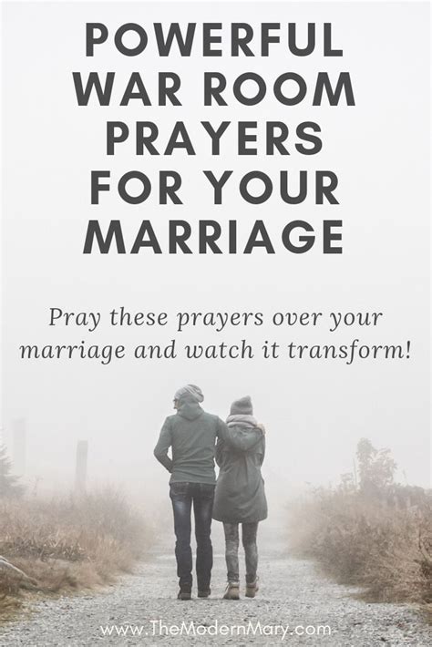 8 Powerful War Room Prayers To Pray Over Your Marriage Prayer For My