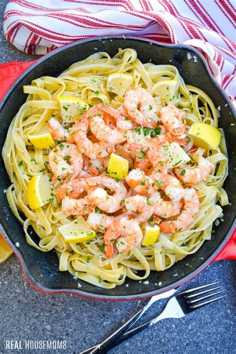 50 best shrimp recipes you'll want to make for dinner tonight. Shrimp Scampi ⋆ Real Housemoms
