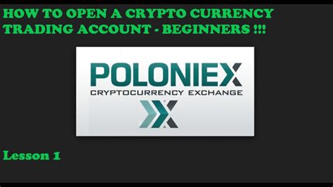 There are hundreds of exchanges, and to a beginner, this can be daunting. HOW TO OPEN A CRYPTO CURRENCY TRADING ACCOUNT - BEGINNERS ...