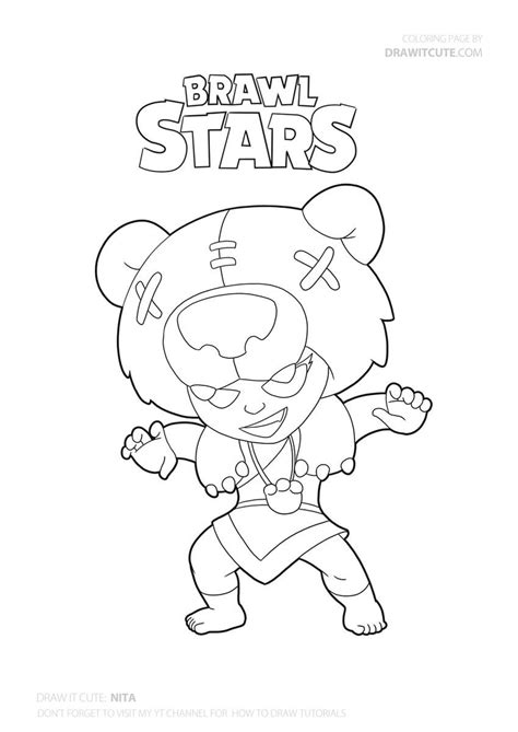 We gathered all character's currently or soon to be available skin. Nita from Brawl Stars #brawlstars #draw #drawings #howto # ...