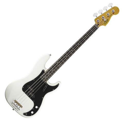 Squier By Fender Classic Vibe 60s P Bass Guitar Olympic White Gear4music