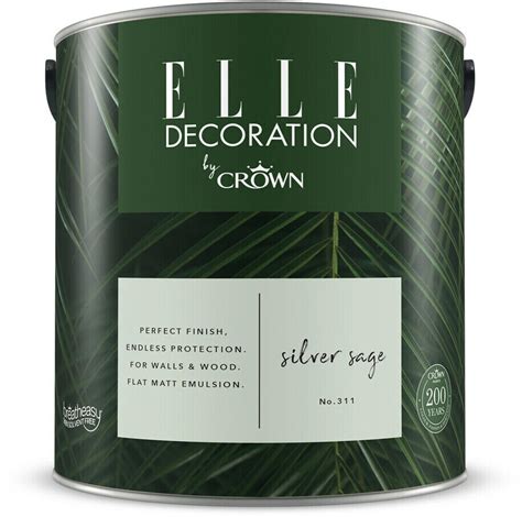 Elle Decoration By Crown Silver Sage No 311 2 5l Test TOP Angebote Ab