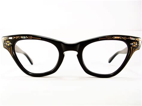 vintage eyeglasses frames eyewear sunglasses 50s cat eye glasses vintage 50s frame france