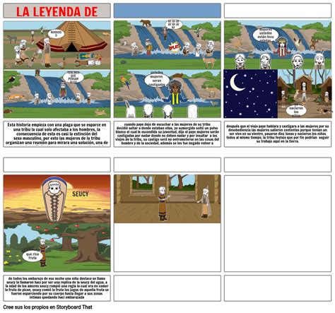 la leyenda de yurupari storyboard by maikel