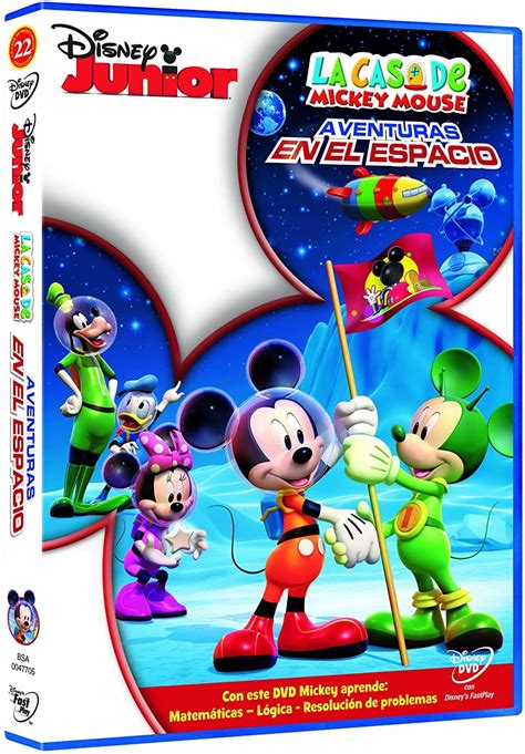 Casa De Mickey Mouse Aventuras En El Espacio Dvd Amazones Dibujos