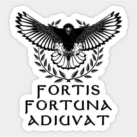 Fortis Fortuna Adiuvat Fortune Favors The Bold Old Latin Saying The
