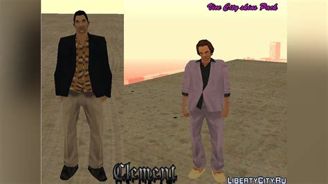 Скачать GTA Vice City skins pack для GTA San Andreas