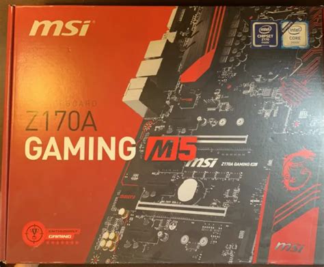 Msi Z170a Gaming M5 Lga 1151socket H4 Intel Motherboard 25000