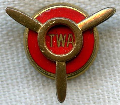 1930s Twa 5 Year Service Pin Flying Tiger Antiques Online Store