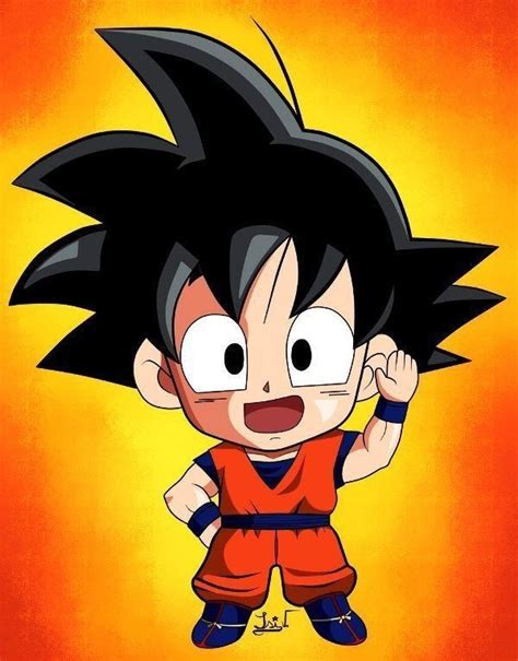 Goku Criança Desenho Animado Como Se Faz