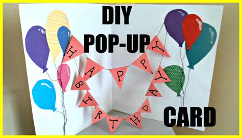 How To Make A Pop Up Birthday Card Ejournalz