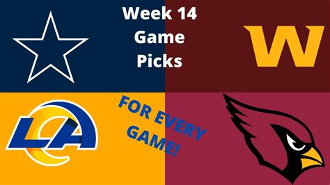 Nfl Week 14 Game Picks With Score Prediction Youtube