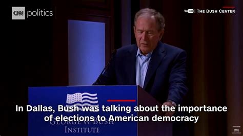 George W Bush Gaffe Mixes Up Wholly Unjustified And Brutal Russian Invasion With 2003 Iraq War