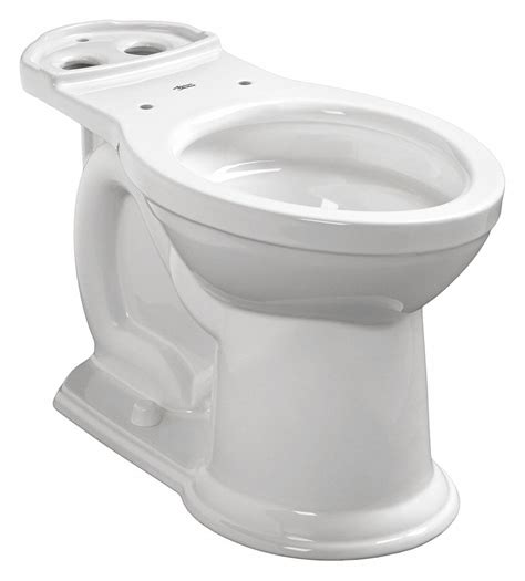 American Standard Elongated Floor Gravity Fed Toilet Bowl Gallons Per Flush Nc