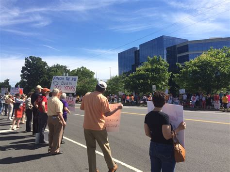 Protesters Rally At Nra Headquarters Call For Stricter Gun Control Wtop News