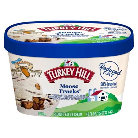 Turkey Hill Reduced Fat Moose Tracks Ice Cream Fl Oz Ralphs