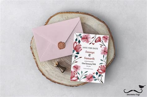 10 Floral Invitation Card Design Ideas For Your Big Day