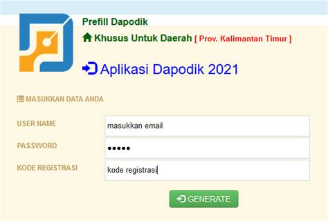 Pilih kembali menu data prefill 6. Cara Download Prefill Dapodik dengan Cepat Pakai VPN