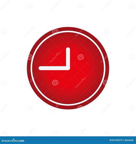 Time Clock Symbol Stock Illustration Illustration Of Basic 83150373