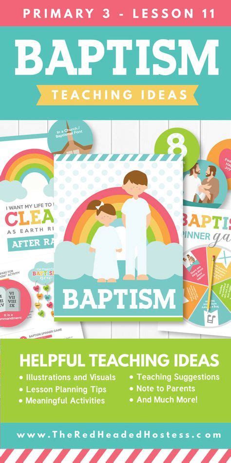Choose The Right B Lesson 11 Baptism The Red Headed