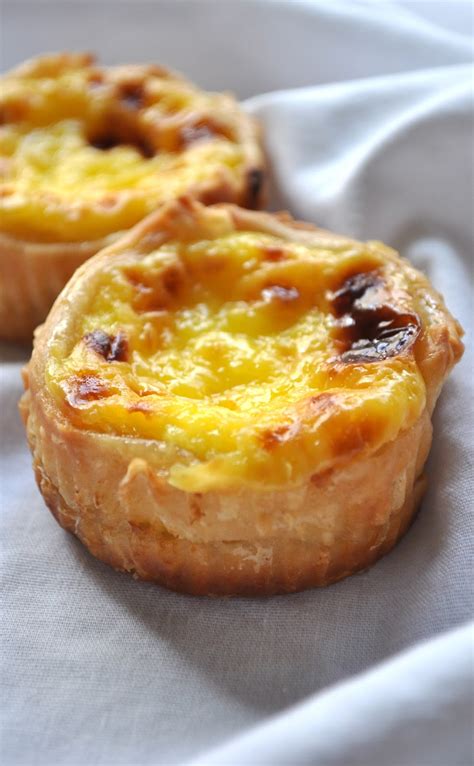 portuguese egg custard tarts - macau in a tartshell | Chow Creations