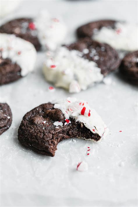 Double Chocolate Peppermint Cookies Broma Bakery