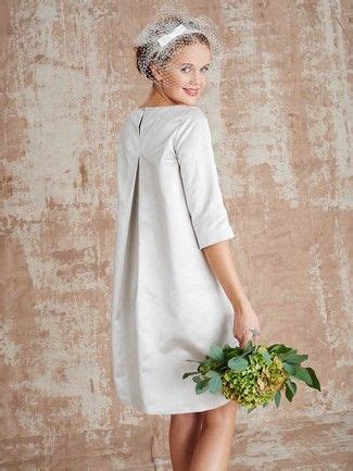 Original vintage hochzeitskleid 50er 60er jahre kleiderkreisel. 106-032016-B, Rückansicht, burda style, Shiftkleid, Nähen ...