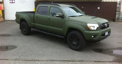 Find a new tacoma at a toyota dealership near you, or build & price your own toyota tacoma online today. OD Green vinyl wrap, | Tacoma Mods | Pinterest | Green, Vinyls and Army style