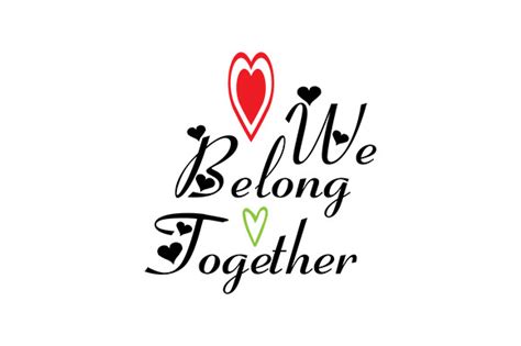 We Belong Together Graphic By Hello · Creative Fabrica
