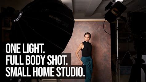 How To Photograph A Full Body Portrait With One Light In A Small Home