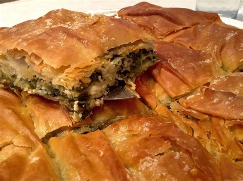 Spanakopita Recipe With Homemade Phyllo Authentic Greek Spinach Pie