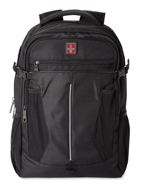 Swiss Tech Unisex Adult Banded Backpack Black