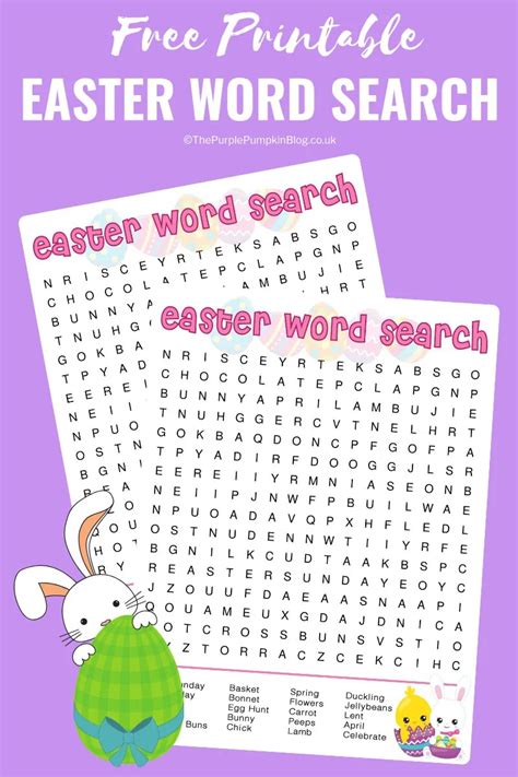 Free Printable Easter Activities Easter Word Search