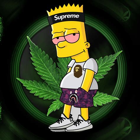 Simpson Supreme Wallpaper 4k Simpsons Supreme Wallpapers Wallpaper