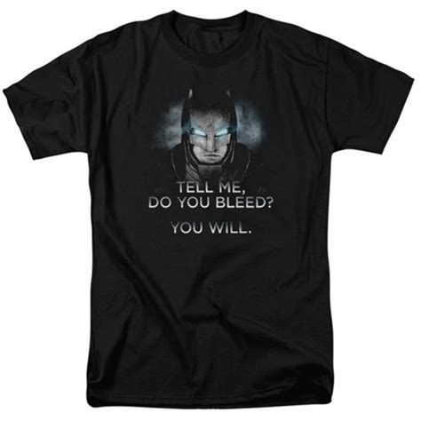 Batman V Superman Dawn Of Justice Do You Bleed T Shirt