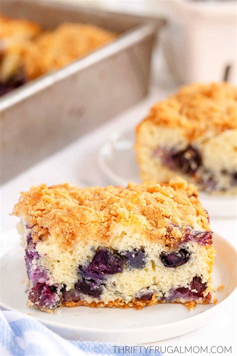 Classic Blueberry Buckle Thrifty Frugal Mom