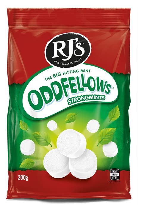 Rjs Oddfellows Strong Mints 200g At Mighty Ape Nz