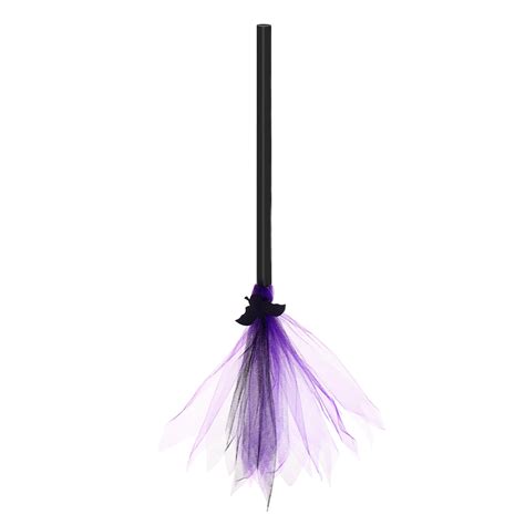 Jikolililili Halloween Witch Broom Plastic Witch Broomstick Kids Broom