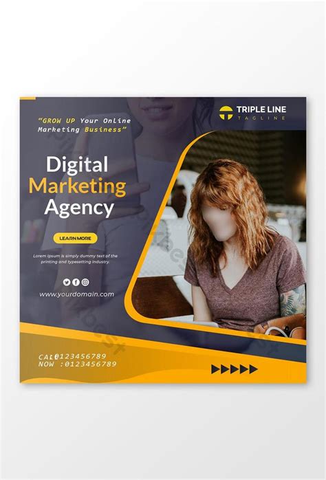 Digital Marketing Social Media Post Template | PSD Free Download - Pikbest