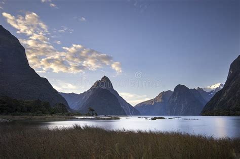 Milford Sounds Fiordland National Park In South New Zealand Stock
