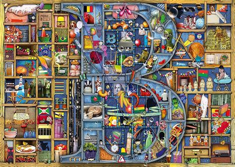 Perfect for colin thompson puzzle fans, this ravensburger colin thompson awesome alphabet c & d jigsaw puzzle 1000pc is the third in a new series of amazing artworks by artist colin thompson, showcasing individual letters of the alphabet. Ravensburger Colin Thompson Awesome Alphabet B Jigsaw ...